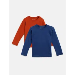Campana Rust & Blue Solid  Full Sleeves T-Shirt (Pack Of 2)-picture-40