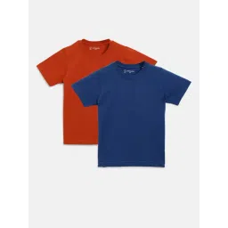 Campana Rust & Blue Solid T-Shirt (Pack Of 2)-picture-29