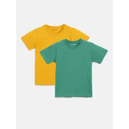 Campana Yellow & Green Solid T-Shirt (Pack Of 2)-picture-47