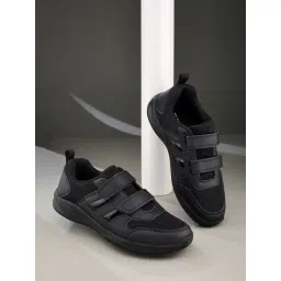 Campus Kids Black Running Shoes-picture-13