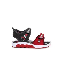 Campus Kids DRS-106 Red & Grey Floater Sandals-picture-13