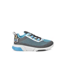 Campus Kids Grey & Blue Running Shoes image 1