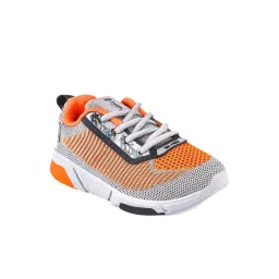 Campus Kids Grey & Orange Running Shoes image 2
