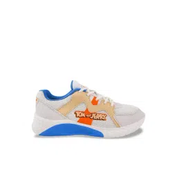 Campus Kids TOM JR Off White Running Shoes-picture-21