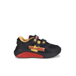 Campus Kids TOM V Black & Yellow Velcro Shoes-picture-18