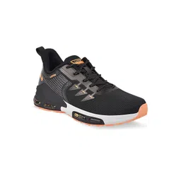 Campus Men Black Mesh Running Shoes-picture-12