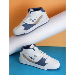 Campus Men Colourblocked Lace-Up Mid-Top Sneakers-picture-11