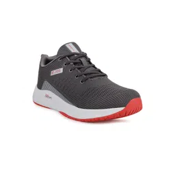 Campus Men Grey Melange Mesh Running Shoes-picture-37
