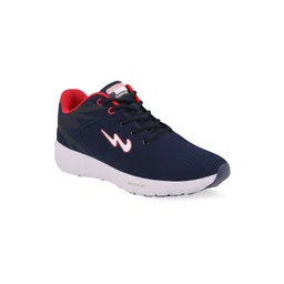 Campus Men Navy Blue Mesh Running Shoes image 1
