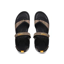 Campus Men Olive And Black Solid Sports Sandals image 5