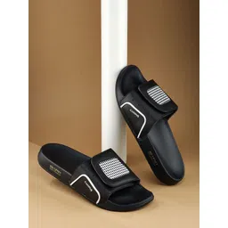 Campus Men Self Design Sliders-picture-23