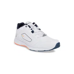 Campus Men White & Navy Blue Mesh Running Shoes-picture-37