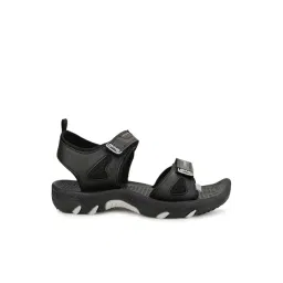 Campus Men's Black Floater Sandals-picture-43