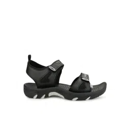 Campus Men's Black Floater Sandals-picture-34