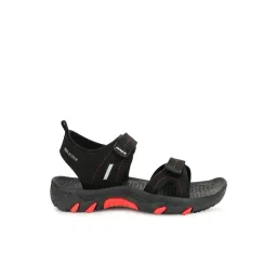 Campus Men's Black Floater Sandals-picture-24