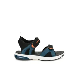 Campus Men's Black Floater Sandals-image-45
