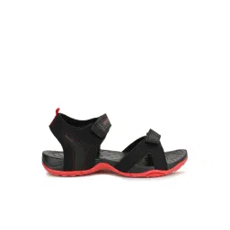 Campus Men's Black Floater Sandals-picture-30