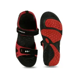 Campus Men's Black Floater Sandals image 3