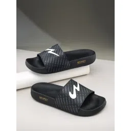Campus Men's Black Slides-picture-29