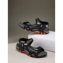 Campus Men's GC-22162 Black Floater Sandals-picture-32