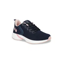 Campus Women Navy Blue & Pink Mesh Running Shoes-picture-27