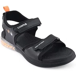 Mens Gc-2303 Blk/F.Org Sport Sandal Outdoor Sandal 6 Uk/India, Black-image-16
