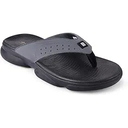 campus Men's SL-405 Full BLK Flip-Flops - 7UK/India SL-405 image 1