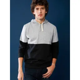 Campus Sutra Black Cotton Hoodie-picture-20