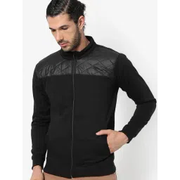 Campus Sutra Black Cotton Regular Fit Jacket-picture-27
