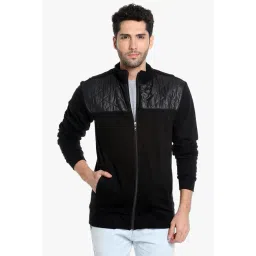 Campus Sutra Black Full Sleeves Cotton Jacket-picture-22