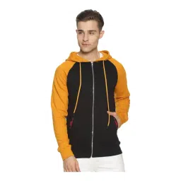 Campus Sutra Black Hooded Sweatshirt-picture-24