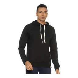 Campus Sutra Black Hooded Sweatshirt-picture-26