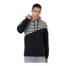 Campus Sutra Black Hooded Sweatshirt-picture-30