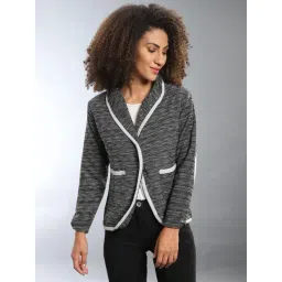 Campus Sutra Black Other Print Jacket-picture-27