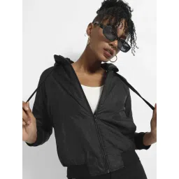 Campus Sutra Black Quilted Pattern Jacket-picture-21