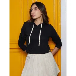 Campus Sutra Black Regular Fit Hoodie-picture-39