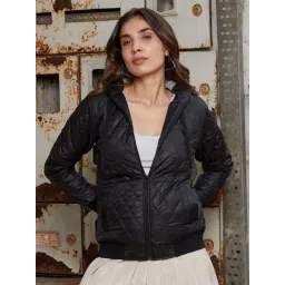 Campus Sutra Black Regular Fit Jacket-picture-13