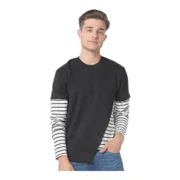Campus Sutra Black Round Neck Sweatshirt-picture-31