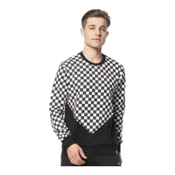 Campus Sutra Black Round Neck Sweatshirt-picture-15