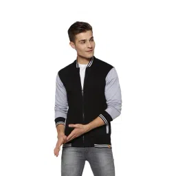 Campus Sutra Black Solid Jacket-picture-19