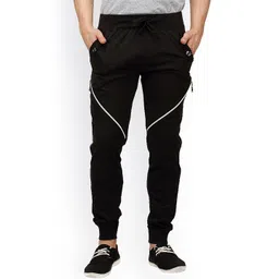 Campus Sutra Black Track Pants-picture-22