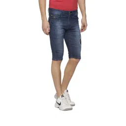 Campus Sutra Blue Casual Shorts-picture-16