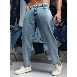 Campus Sutra Blue Cotton Regular Fit Jeans-picture-36