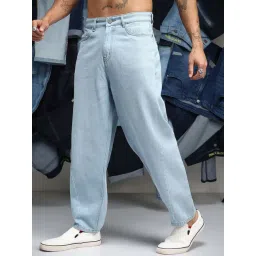 Campus Sutra Blue Cotton Regular Fit Jeans-picture-23