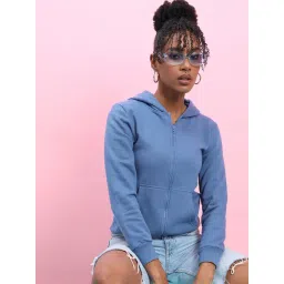 Campus Sutra Blue Cotton Sweatshirt-picture-37