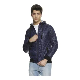 Campus Sutra Blue Full Sleeves Quilted Jacket-picture-27