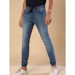 Campus Sutra Blue Lightly Washed Jeans image 1