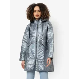 Campus Sutra Blue Regular Fit Bomber Jacket-picture-10