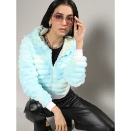 Campus Sutra Blue Regular Fit Jacket-picture-30