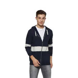 Campus Sutra Blue Solid Jacket-picture-35